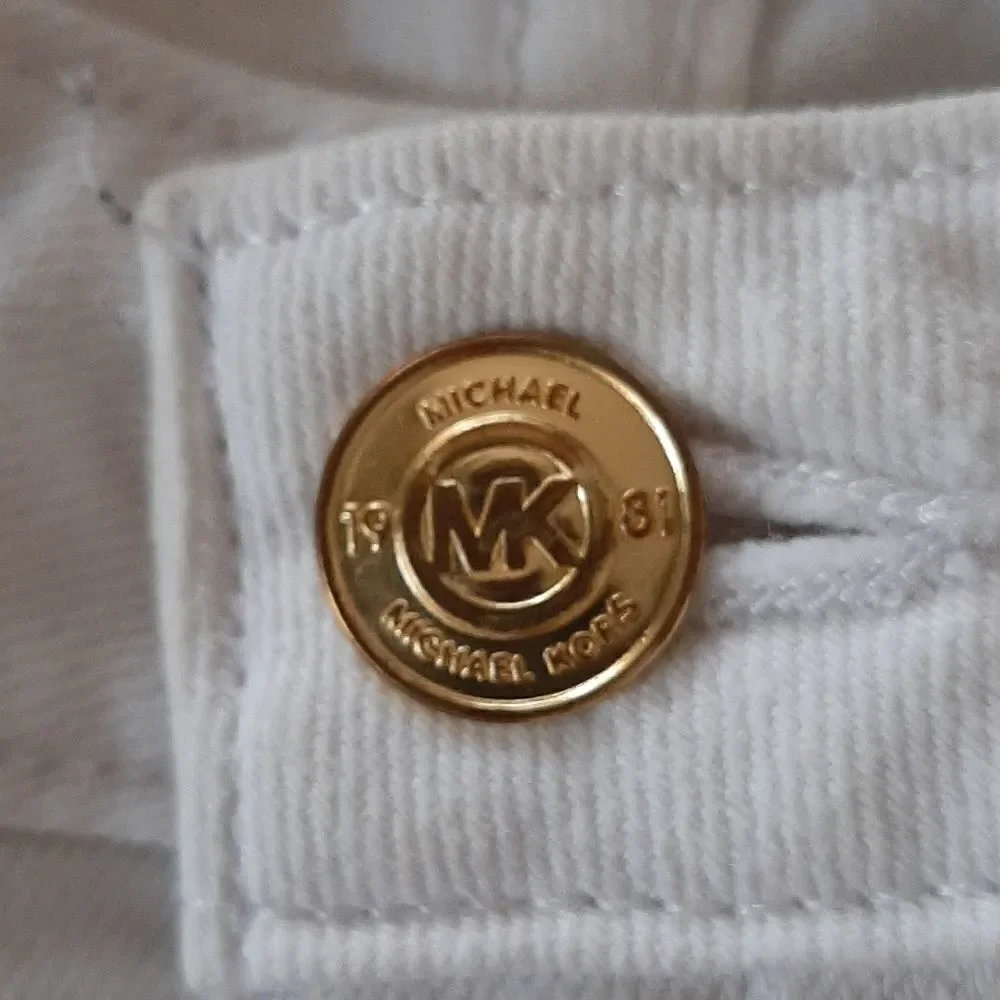 Michael Kors white skinny jeans